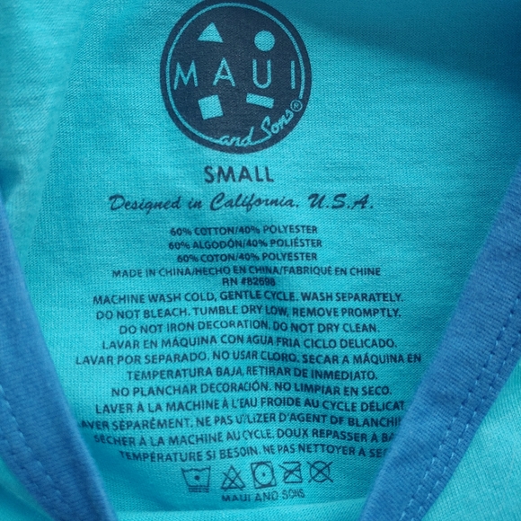 MAUI and Sons NEW Advantage Center Stripe Tank - Picture 7 of 8